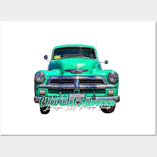 1954 Chevrolet Advance Design 3100 Pickup Truck Posters and Art